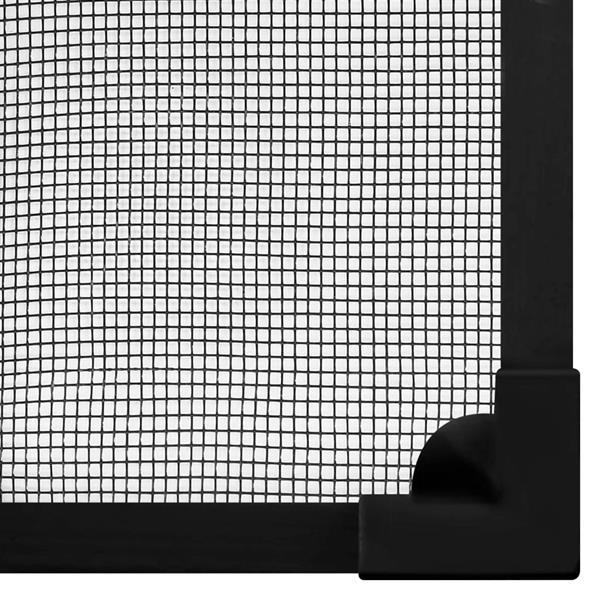 Grote foto vidaxl raamhor magnetisch 100x120 cm glasvezel antracietkleu doe het zelf en verbouw deuren en horren