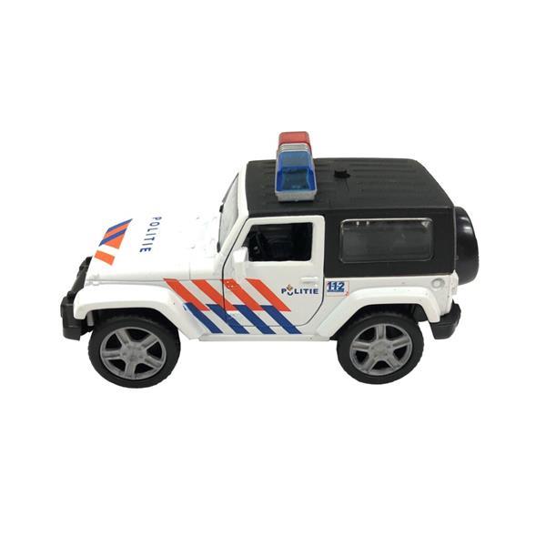 Grote foto 112 pull back die cast politieauto met licht en geluid 11 cm kinderen en baby speelgoed voor jongens