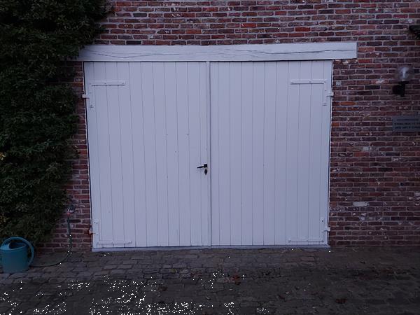 Grote foto dubbele garage deur doe het zelf en verbouw deuren en horren