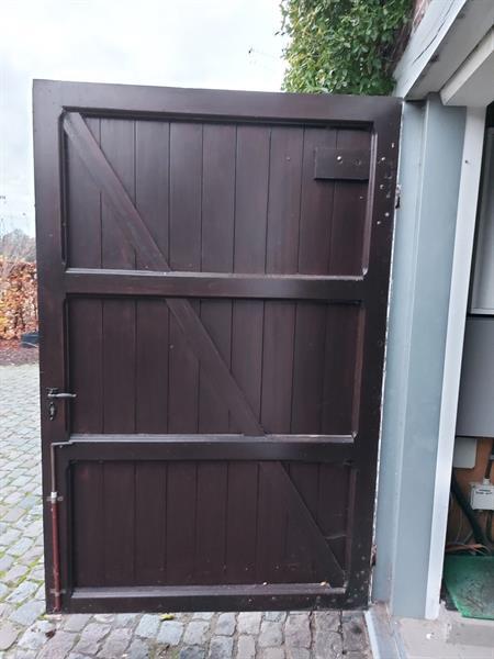 Grote foto dubbele garage deur doe het zelf en verbouw deuren en horren