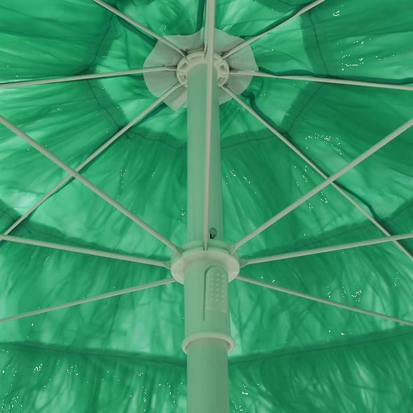 Grote foto vidaxl parasol de plage hawaii vert 240 cm tuin en terras overige tuin en terras