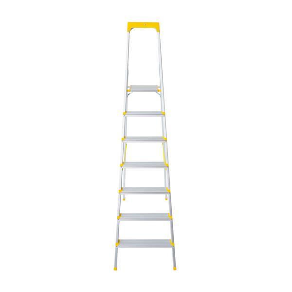 Grote foto panthera huishoudtrap 1x7 treden doe het zelf en verbouw ladders en trappen
