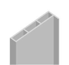 Grote foto montagematerialen kunststof afwerklijst met haakse aansluitl doe het zelf en verbouw materialen en producten