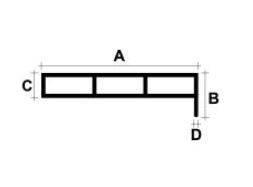 Grote foto montagematerialen kunststof afwerklijst met haakse aansluitl doe het zelf en verbouw materialen en producten