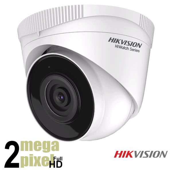 Grote foto hikvision full hd ip dome camera 2.8mm lens 30m nachtzic audio tv en foto professionele video apparatuur