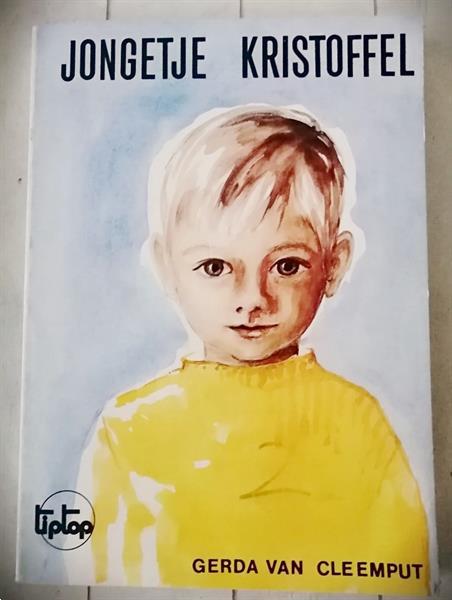 Grote foto jongetje kristoffel gerda van cleemput 1974 boeken jeugd 10 tot 12 jaar