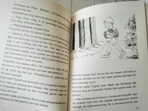 Grote foto jongetje kristoffel gerda van cleemput 1974 boeken jeugd 10 tot 12 jaar