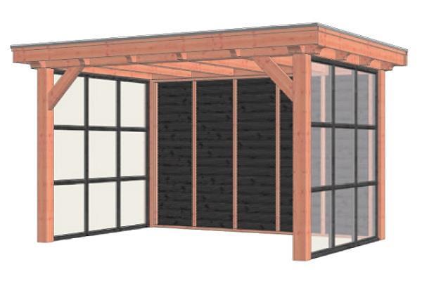 Grote foto buitenverblijf siena 415x300 cm combinatie 1 tuin en terras tuinhuisjes en blokhutten