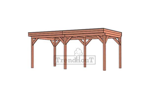 Grote foto overkapping casa 595x330 cm tuin en terras tuinhuisjes en blokhutten