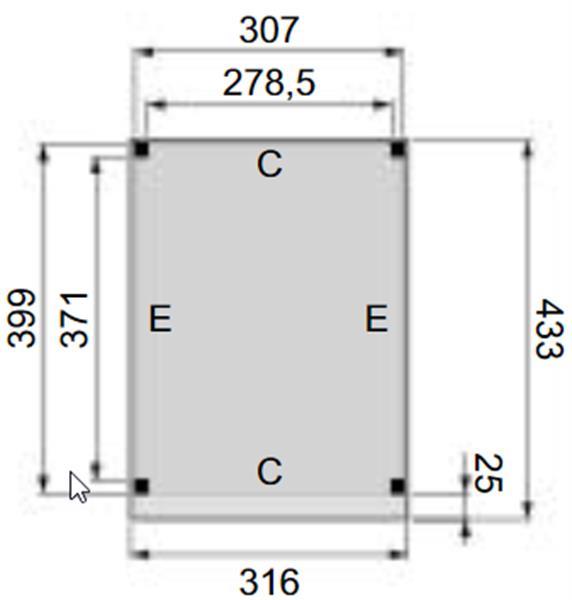 Grote foto overkapping premium xxl 310x400 cm tuin en terras tuinhuisjes en blokhutten