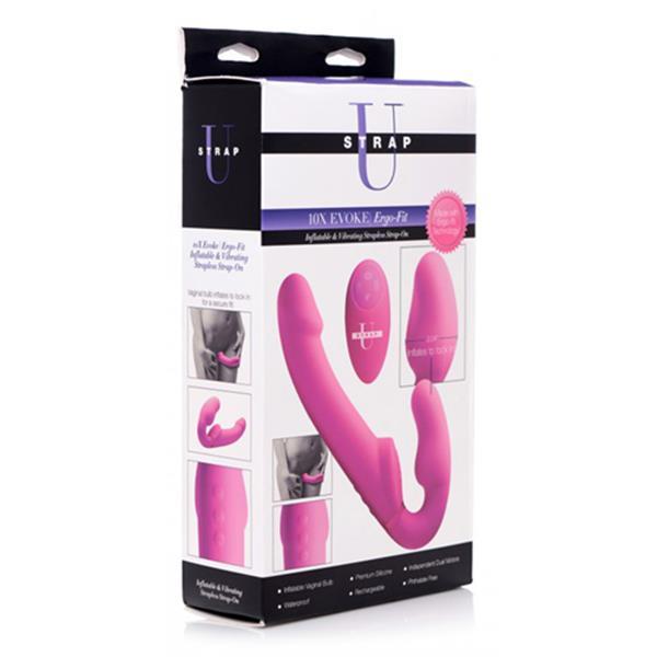 Grote foto opblaasbare strapless strap on met afstandsbediening erotiek overige stimuli