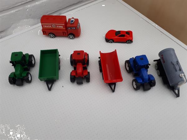 Grote foto speelgoed tractors x3 3 tractors kinderen en baby speelgoed voor jongens