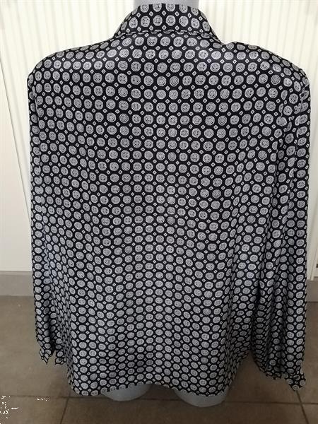 Grote foto vintage zwarte blouse st michael 44 nieuw kleding dames blouses