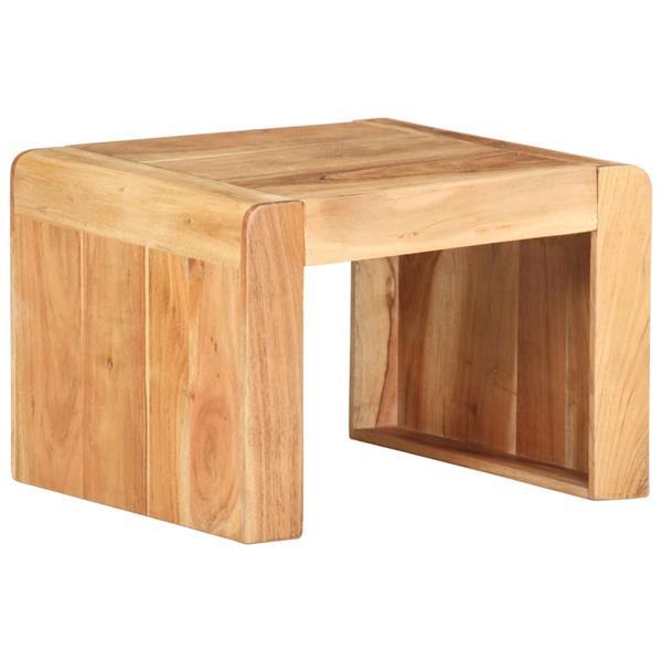 Grote foto vidaxl table d appoint 43x40x30 cm bois d acacia massif huis en inrichting eettafels