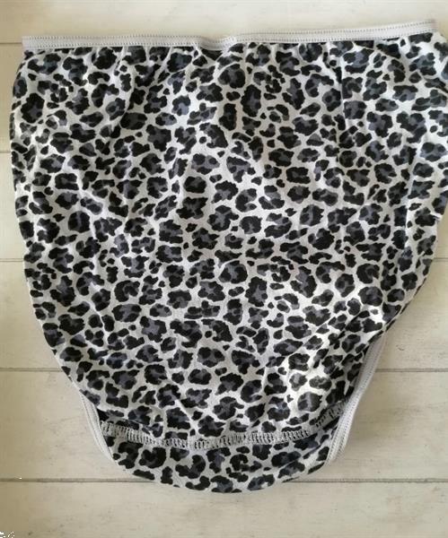 Grote foto grijze slip met luipaardprint mt 34 36 nieuw kleding dames ondergoed en lingerie