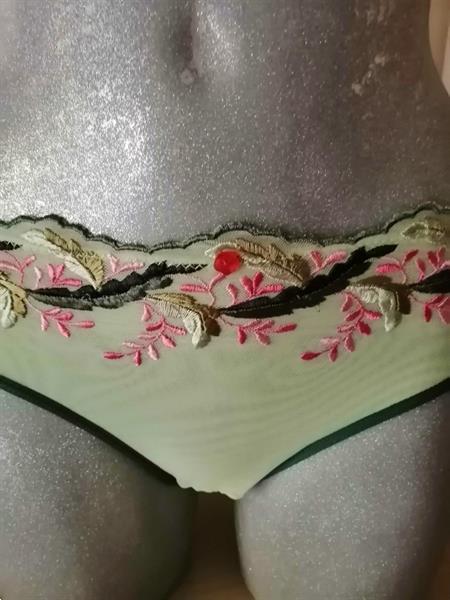 Grote foto prachtige pistachegroene slip van miriale small kleding dames ondergoed en lingerie