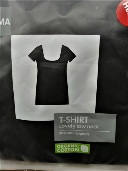 Grote foto zwart t shirt in gesloten verpakking medium kleding dames t shirts