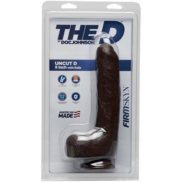 Grote foto the uncut d met balzak 22 cm erotiek dildo