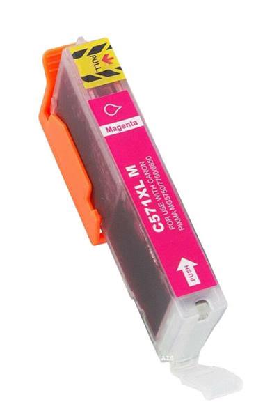 Grote foto 1 compatible magenta ink cartridge c 571 xl computers en software inktcartridges