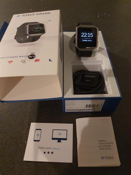 Grote foto fitbit blaze telecommunicatie smartwatches