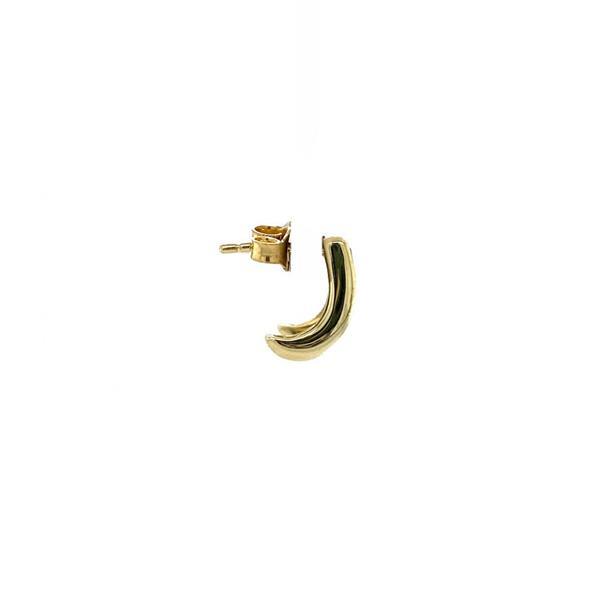 Grote foto gouden oorstekers met zirkonia 14 krt kleding dames sieraden