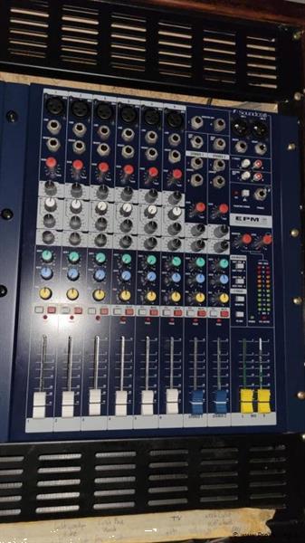 Grote foto online veiling soundcraft epm 6 audio mixer muziek en instrumenten dj sets en draaitafels