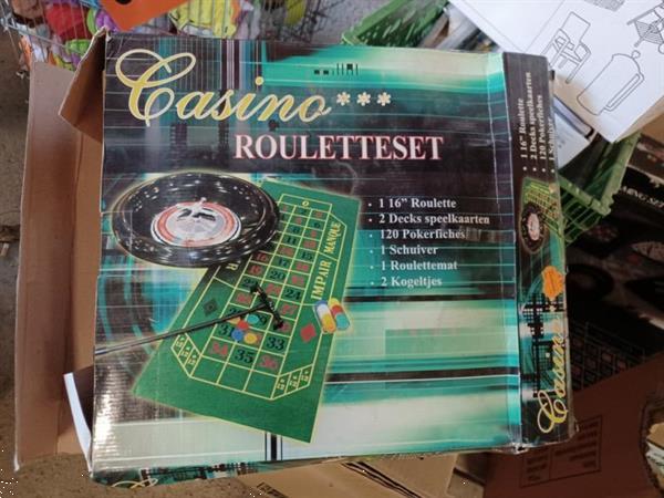 Grote foto casino roulette set verpakkin bkeus vierkante doos zakelijke goederen overige zakelijke goederen