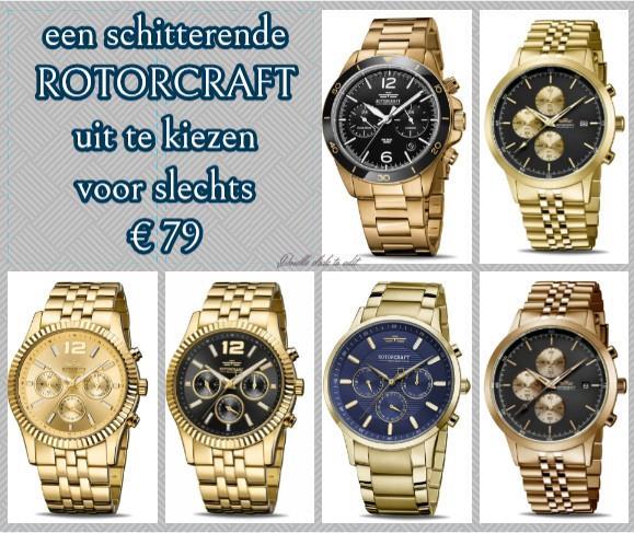 Grote foto 6 goudkleurige rotorcraft modellen kies uit sieraden tassen en uiterlijk heren