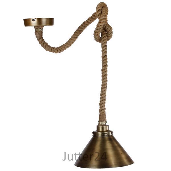 Grote foto stoere hanglamp aan touw huis en inrichting hanglampen