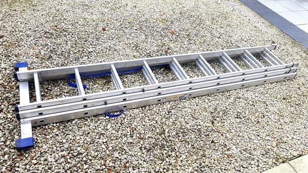 Grote foto proffesionele galico ladder 3 x 9 treden doe het zelf en verbouw ladders en trappen