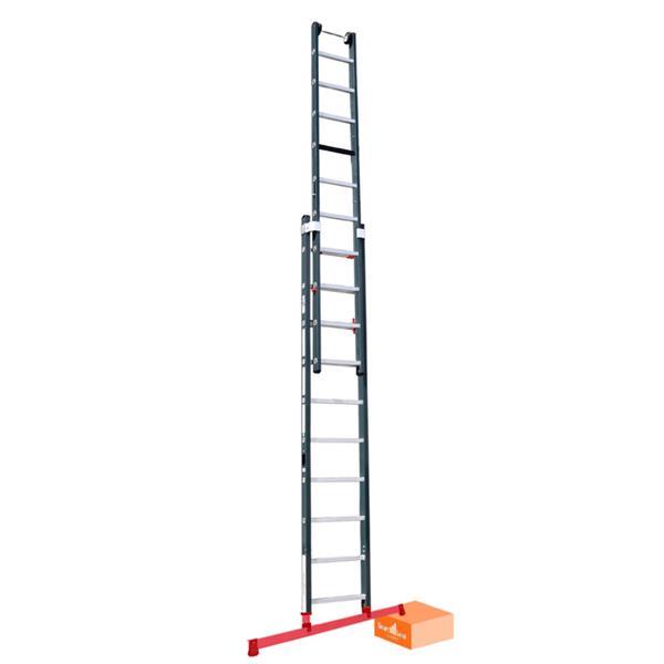 Grote foto 2 delige ladder premium smart level en top safe 2 x 14 doe het zelf en verbouw ladders en trappen
