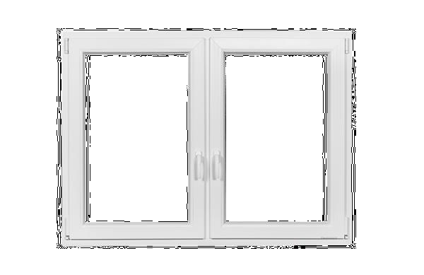Grote foto vensters draaikiep draaikiep pvc raam b150 x h110 cm doe het zelf en verbouw kozijnen en schuifpuien