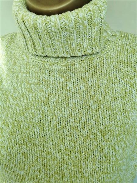Grote foto olijfkleurig gemeleerd truitje van jackpot mt 38 kleding dames truien en vesten