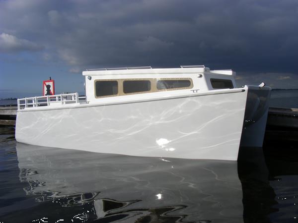 Grote foto 100 elektrisch catamaran zonder dure brandstof watersport en boten motorboten en jachten