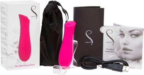 Grote foto mini swan rose vibrator roze erotiek vibrators