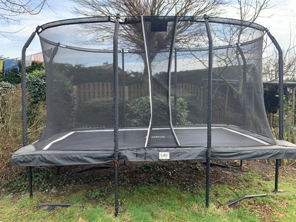 Grote foto salta premium black trampoline hobby en vrije tijd overige hobby en vrije tijd