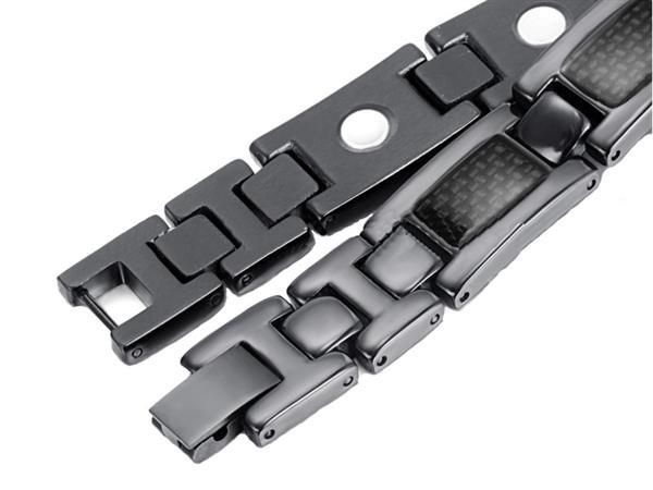 Grote foto titanium magneet armband model otb 1271bl sieraden tassen en uiterlijk armbanden voor hem