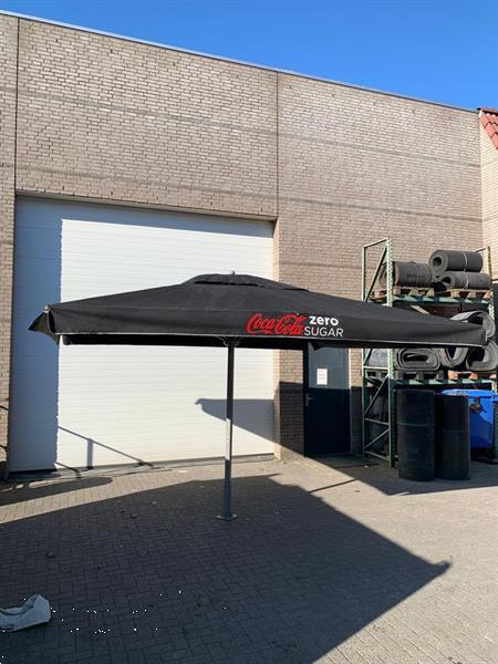 Grote foto coca cola zero parasol 400 x 400 x 350 cm horeca diversen overige diversen
