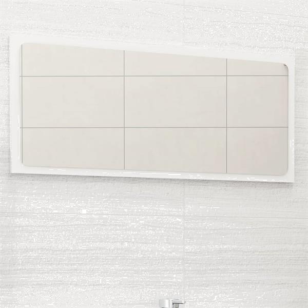 Grote foto vidaxl badkamerspiegel 80x1 5x37 cm spaanplaat hoogglans wit huis en inrichting eettafels