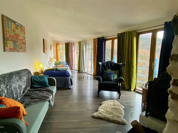 Grote foto romantisch huisje in de bergen mooi uitzicht vakantie frankrijk