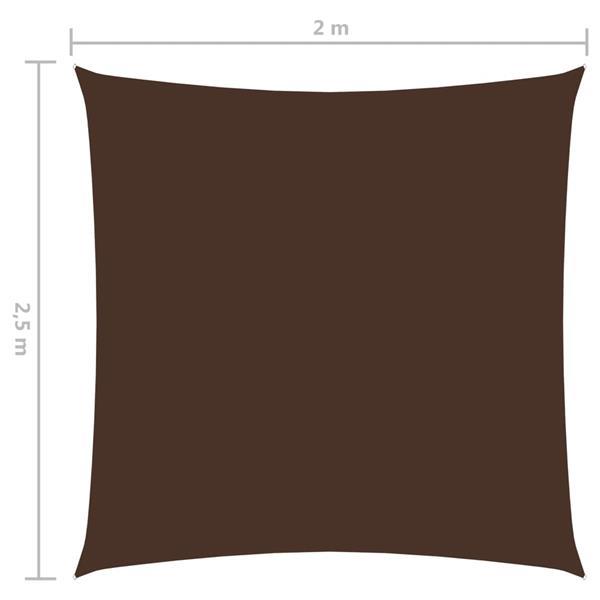 Grote foto vidaxl voile de parasol tissu oxford rectangulaire 2x2 5 m m tuin en terras overige tuin en terras