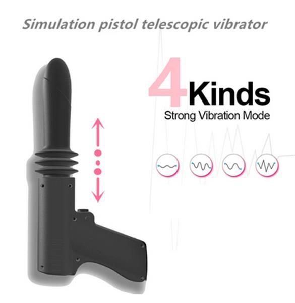 Grote foto nieuwe simulatie telescopische dildo vibrator 01aa erotiek siliconen dildo