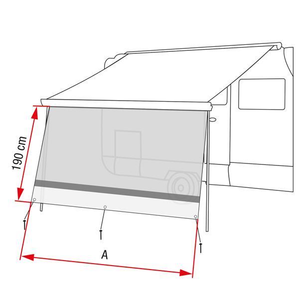 Grote foto fiamma sun view xl 400 caravans en kamperen tenten