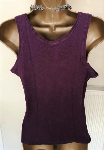 Grote foto mooi violetkleurig mouwloos topje xl kleding dames tops