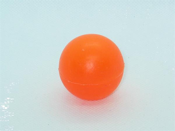 Grote foto oranje tafeltennisbelletje pingpongballetje sport en fitness tafeltennis