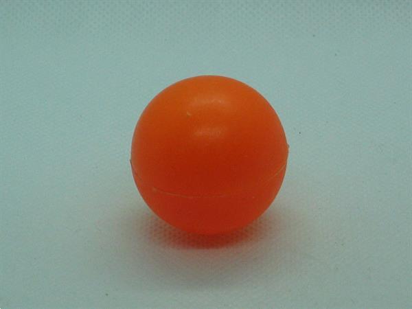 Grote foto oranje tafeltennisbelletje pingpongballetje sport en fitness tafeltennis