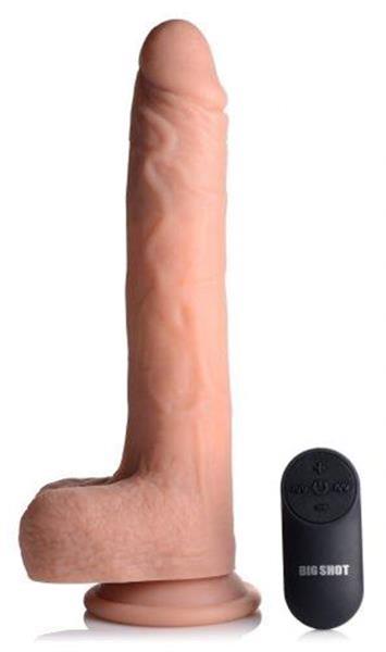Grote foto vibrerende stotende realistische xl dildo met zuignap en b erotiek dildo
