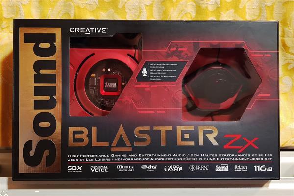 Grote foto creative labs sound blaster zx dac 600 ohm computers en software geluidskaarten