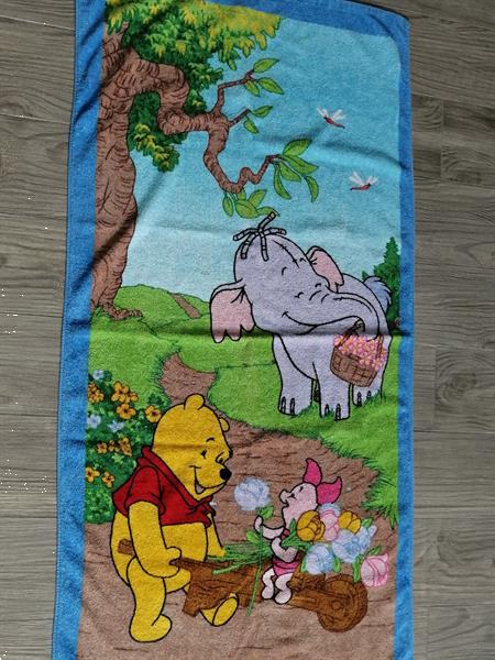 Grote foto winnie the pooh badhanddoek strandlaken kinderen en baby kinderspulletjes
