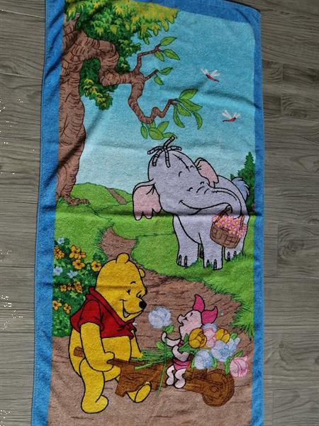 Grote foto winnie the pooh badhanddoek strandlaken kinderen en baby kinderspulletjes